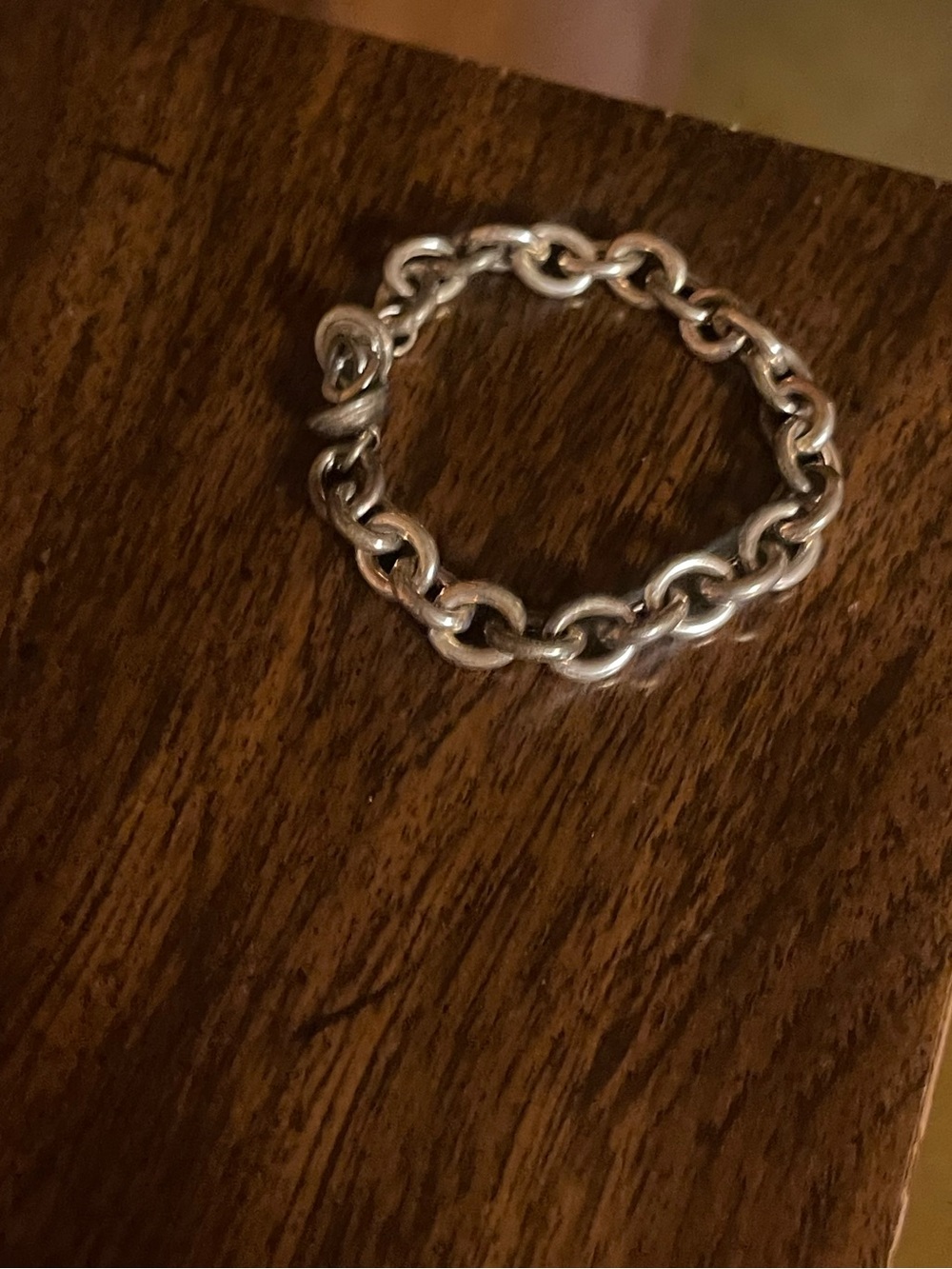 Chunky Silver Link Bracelet